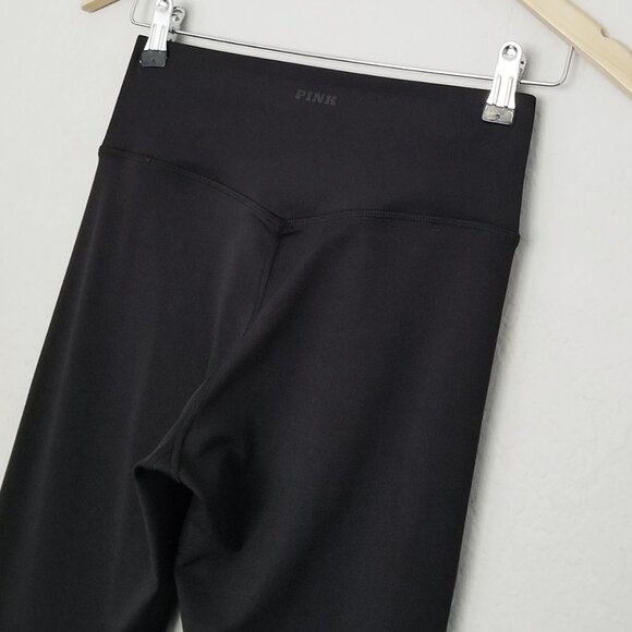 Victoria's Secret PINK Relay Flare Leggings Black Size M Buttery Soft High Waist - Picture 14 of 16